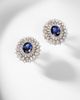 Yeprem Yeprem Reign Supreme 18kt white gold earrings with diamonds and sapphires - 5