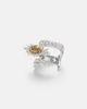Yeprem Yeprem Reign Supreme 18kt white gold ring with diamonds - 1
