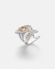 Yeprem Yeprem Reign Supreme 18kt white gold ring with diamonds - 4