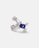 Yeprem Yeprem Reign Supreme 18kt white gold ring with diamonds and sapphire - 1