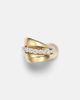 Yeprem Yeprem Whisper 18kt gold ear cuff with diamonds - 1