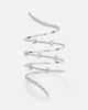 Yeprem Yeprem Y-Couture 18kt white gold cuff bracelet with diamonds - 1