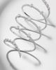 Yeprem Yeprem Y-Couture 18kt white gold cuff bracelet with diamonds - 5