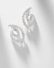Yeprem Yeprem Y-Couture 18kt white gold drop earrings with diamonds - 5