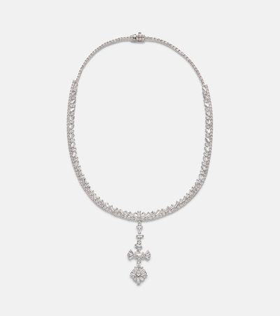 Yeprem Yeprem Y-Couture 18kt white gold pendant necklace with diamonds