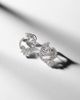 Yeprem Yeprem Y-Not 18kt white gold hoop earrings with diamonds - 5