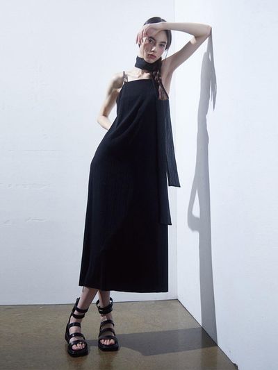 YGBM Birkin Strap Jersey Maxi Dress (Y11YOL001)