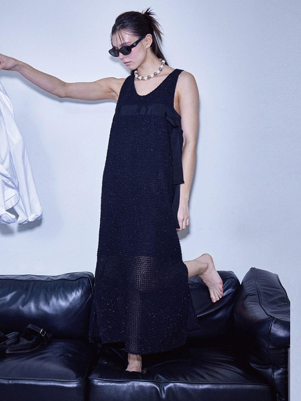 YGBM Glitter Sleeveless Maxi One-Piece Dress (Y21YOL011)