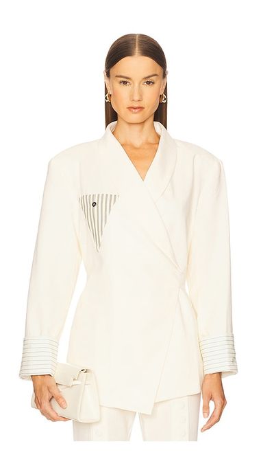 YLLW THE LABEL YLLW THE LABEL Novela Linen Blazer