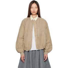 YMC YMC Beige Basement Bomber Jacket