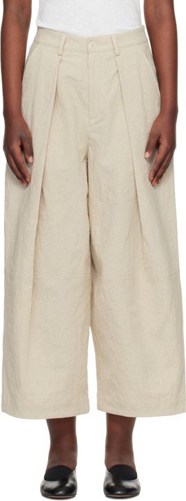 YMC YMC Beige Deadbeat Trousers