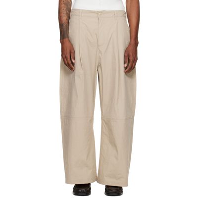 YMC YMC Beige Drop Out Trousers