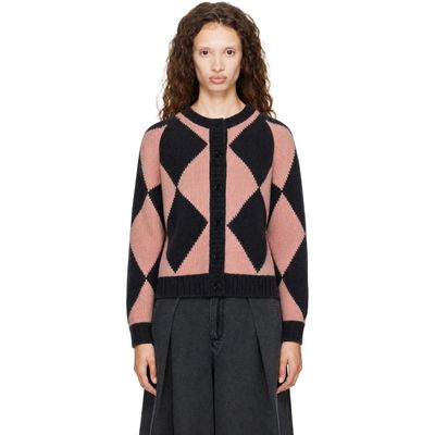 YMC YMC Black & Pink Atomic Cardigan
