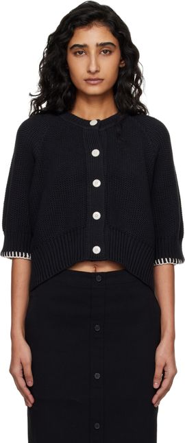 YMC YMC Black Kwai Cardigan