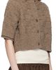 YMC YMC Brown Kwai Knit Cardigan - 2