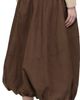 YMC YMC Brown Parachute Maxi Skirt - 3