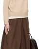 YMC YMC Brown Parachute Maxi Skirt - 4