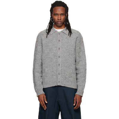 YMC YMC Gray Rat Pack Cardigan