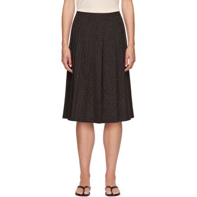 YMC YMC Gray Rosetta Midi Skirt