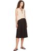 YMC YMC Gray Rosetta Midi Skirt - 4