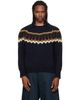YMC YMC Navy Jeepster Sweater - 1