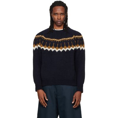 YMC YMC Navy Jeepster Sweater