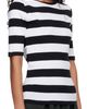 YMC YMC White & Black Striped T-shirt - 2