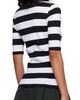 YMC YMC White & Black Striped T-shirt - 3