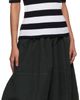 YMC YMC White & Black Striped T-shirt - 4