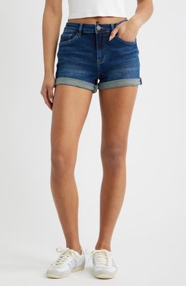 YMI YMI Cuffed Hem Denim Shorts