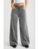 YMI YMI Love Print Relaxed Superwide Leg Jeans - 1