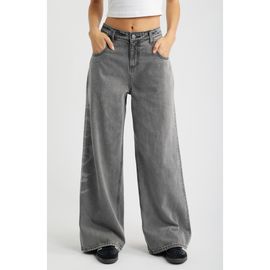 YMI YMI Love Print Relaxed Superwide Leg Jeans