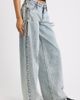 YMI YMI Side Cinch Bow Wide Leg Jeans - 3