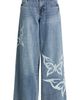 YMI YMI Tattoo Butterfly High Waist Wide Leg Jeans - 5