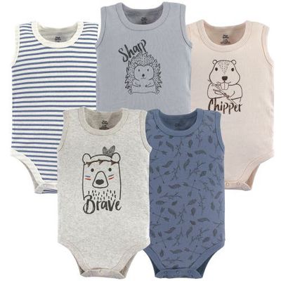 Yoga Sprout Yoga Sprout 5Pk Sleeveless Bodysuits