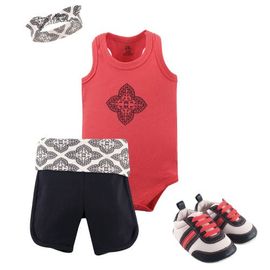 Yoga Sprout Yoga Sprout Cotton Layette and Shoe Set