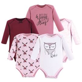 Yoga Sprout Yoga Sprout Multipack Five Long-Sleeve Bodysuits
