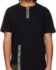 YOHJI YAMAMOTO YOHJI YAMAMOTO Black Asymmetrical Henley - 1