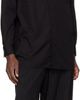 YOHJI YAMAMOTO YOHJI YAMAMOTO Black Big Standard Chain Stitch Shirt - 4
