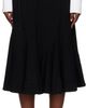 YOHJI YAMAMOTO YOHJI YAMAMOTO Black Eringi Midi Skirt - 1