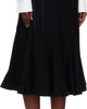 YOHJI YAMAMOTO YOHJI YAMAMOTO Black Eringi Midi Skirt - 2