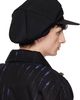 YOHJI YAMAMOTO YOHJI YAMAMOTO Black Gabardine Darts Casquette Cap - 3