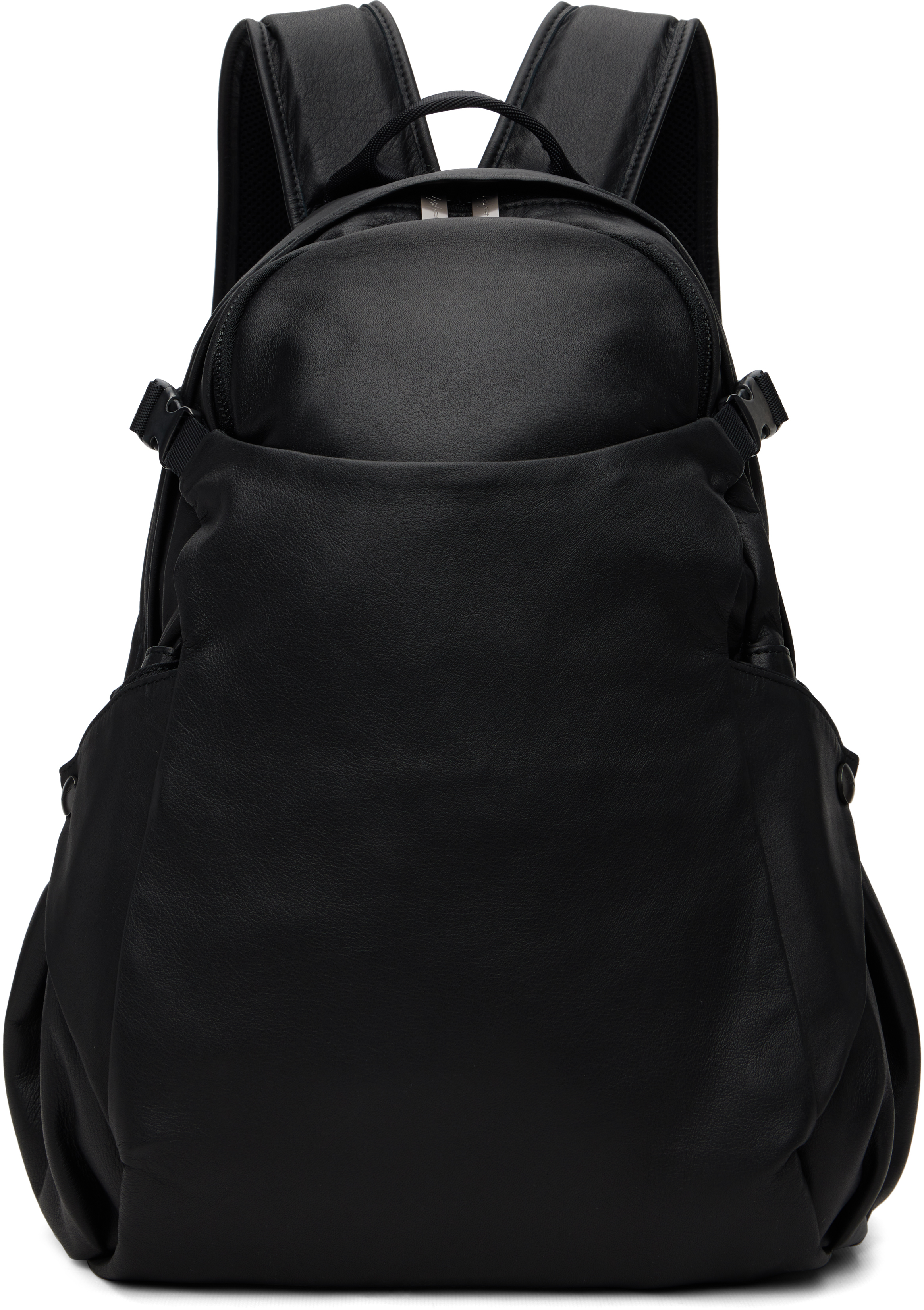 YOHJI YAMAMOTO - Black Leather Backpack
