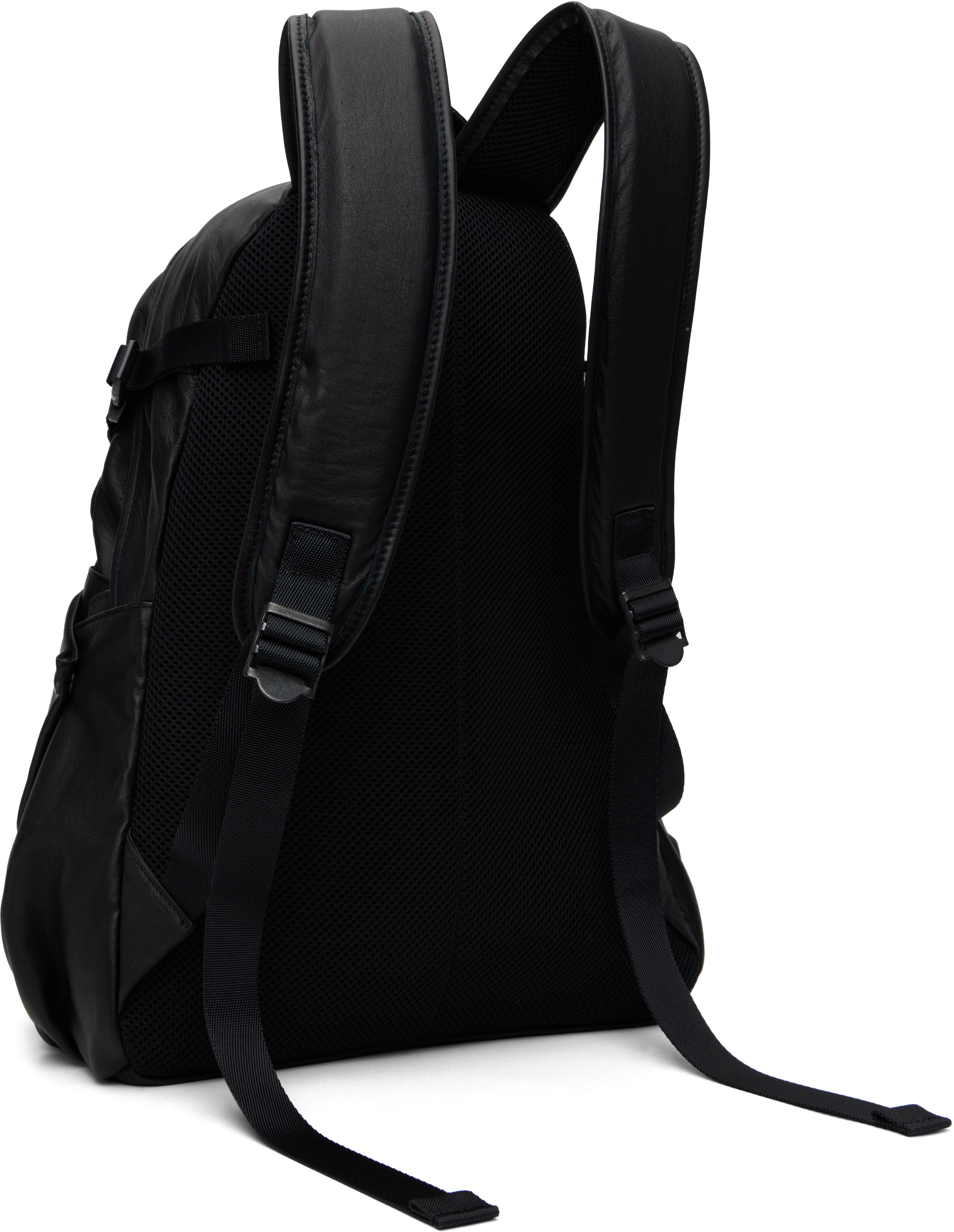 YOHJI YAMAMOTO - Black Leather Backpack
