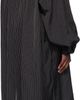 YOHJI YAMAMOTO YOHJI YAMAMOTO Black Message Scarf Shirt - 3