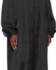 YOHJI YAMAMOTO YOHJI YAMAMOTO Black Message Scarf Shirt - 4