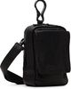 YOHJI YAMAMOTO YOHJI YAMAMOTO Black Scratch Horse Leather Zip Shoulder Pouch - 2