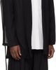 YOHJI YAMAMOTO YOHJI YAMAMOTO Black Silk Jacket - 2