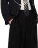 YOHJI YAMAMOTO YOHJI YAMAMOTO Black Square Pattern JQ Derby Tie - 3