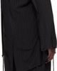 YOHJI YAMAMOTO YOHJI YAMAMOTO Black Thin Stripe Jacket - 3